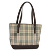 Secondhand Burberry Nova Check Tote canvas check pattern