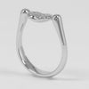 Tiffany & Co. Elsa Peretti Bean Band Ring Platinum