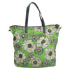 Secondhand Prada Convertible Tote Printed Tessuto with Saffiano