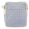 Bvlgari Logomania Shoulder Bag Canvas with Leather