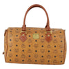 Secondhand MCM Visetos logogramme Handbag Canvas and