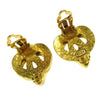 Secondhand Chanel Vintage CC Heart Clip-On Earrings