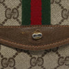 Gucci Ophidia Flap Clutch GG Coated Canvas