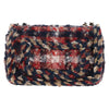 Chanel Charms Classic Single Flap Bag Braided Quilted Tweed