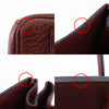 Hermes Birkin Handbag Red Clemence with Palladium Hardware