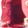 Secondhand Prada Drawstring Bucket bag Canvas and Wicker