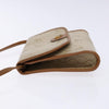 Christian Dior Vintage Honeycomb Flap Crossbody Bag Coated Canvas