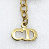 Secondhand Christian Dior CD Logo necklace Gold-plat and Faux Perle