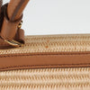 Salvatore Ferragamo Sofia Satchel Raffia with Leather