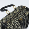 Christian Dior Vintage Trotter Boston Bag Diorissimo Canvas