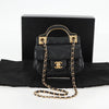 Chanel Lady Handle Flap Card Holder on Chain Quilted Calfskin