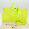Secondhand Louis Vuitton Keepall Bandouliere Bag Monogram See Through Mesh