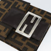 Fendi Vintage Flap Clutch Zucca canvas
