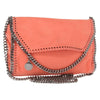 Stella McCartney Falabella Fold Over Flap Crossbody Bag Shaggy Deer