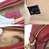 Gucci GG Marmont Shoulder Bag Diagonal Quilted GG Canvas with Leather