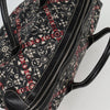 Secondhand Chanel Optic Coco Bowler Bag Printed Coated Canvas with Caviar