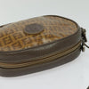 Fendi Vintage Zip Crossbody Bag Zucchino Canvas