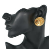 Secondhand Chanel Vintage CC Round Clip-On Earrings