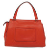 Secondhand Celine Edge Bag Orange Leather Bags
