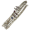 Secondhand Chanel Vintage Double Strand CC Pendant Necklace