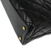 Chanel Gold Bar Tote Quilted Aged Calfskin