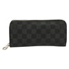 Secondhand Louis Vuitton Zippy wallet vertical Damier Graphite