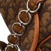 Christian Dior Vintage Trotter Romantique Flap Bag Diorissimo Coated Canvas