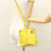 Secondhand Celine Shoulder Bag Yellow Leather Bags
