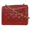 Chanel Vintage Square Classic Single Flap Bag Quilted Lambskin