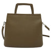 Secondhand Loewe Vintage Handbag Khaki Leather Bags