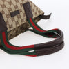 Secondhand Gucci Web Zip Tote GG