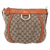 Gucci D Ring Messenger Bag GG Canvas