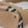 Secondhand Burberry Parsons Hobo House Check Canvas and
