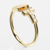 Tiffany & Co. T Wire Ring 18K Yellow Gold
