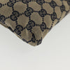 Gucci Vintage Double Belt Bag GG Canvas with Leather