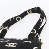 Chanel Vintage Coco Logo Zip Tote Quilted Printed Canvas