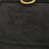 Salvatore Ferragamo Gancini Convertible Top Handle Bag Suede