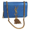 Saint Laurent Classic Monogram Tassel Crossbody Bag Leather