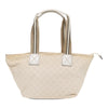 Gucci Web Zip Tote GG Canvas
