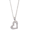 Piaget Limelight Hearts Pendant Necklace 18K White Gold with Pave Diamonds