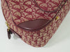 Christian Dior Vintage Saddle Bowler Bag Diorissimo Canvas
