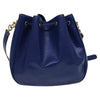 Secondhand Celine Circle logo Blue Leather Bags