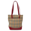 Secondhand Burberry Nova Check Tote canvas check pattern