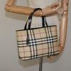 Secondhand Burberry Nova Check Tote canvas check pattern
