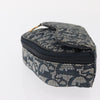 Christian Dior Saddle Zip Pouch Diorissimo Canvas