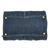 Miu Miu Biker Convertible Tote Denim with Leather