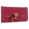 Secondhand Chloe Paddington Wallet Pink Leather Accessories
