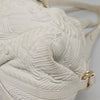 Secondhand Bvlgari Chandra Hobo White Leather Bags