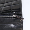 Chanel Chocolate Bar Chain Clutch Quilted Patent