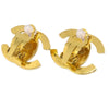 Chanel CC Turnlock Clip-On Earrings Metal